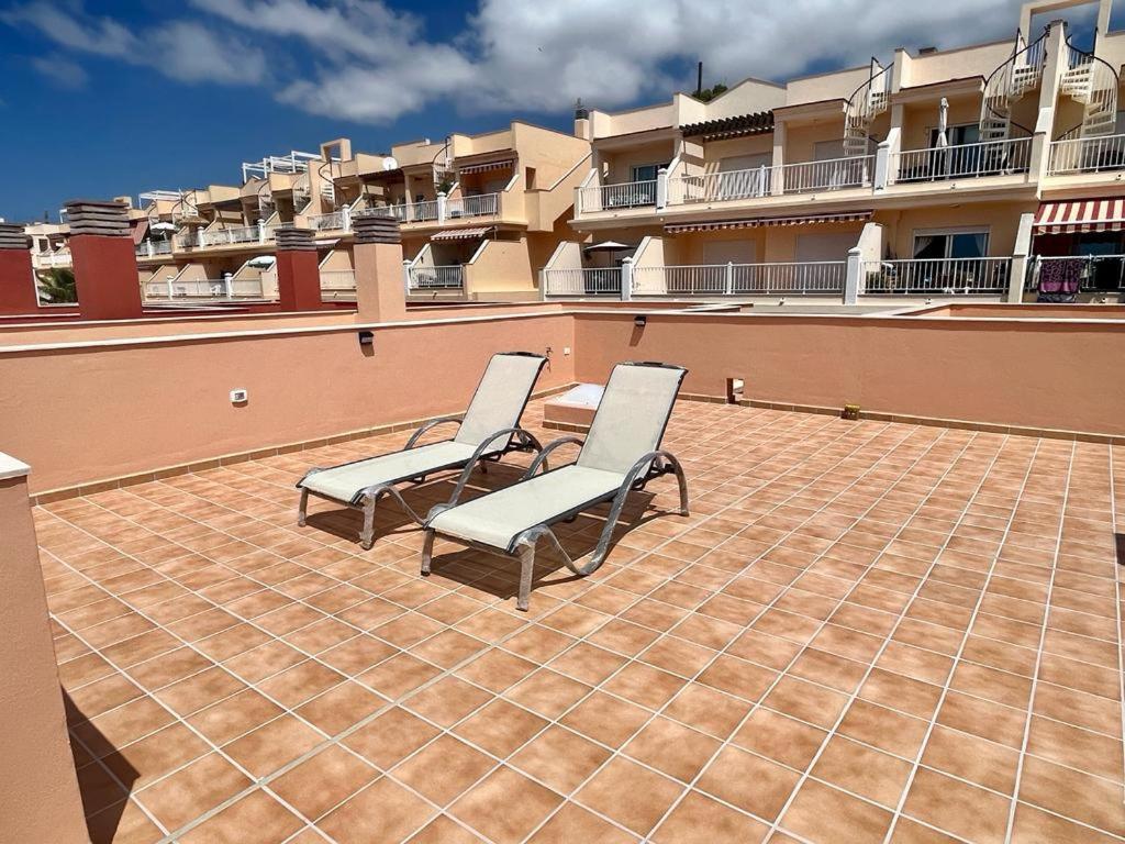 Great View Over The Ocean In Apartment Bianca With Wifi And Pool Chayofa Eksteriør billede