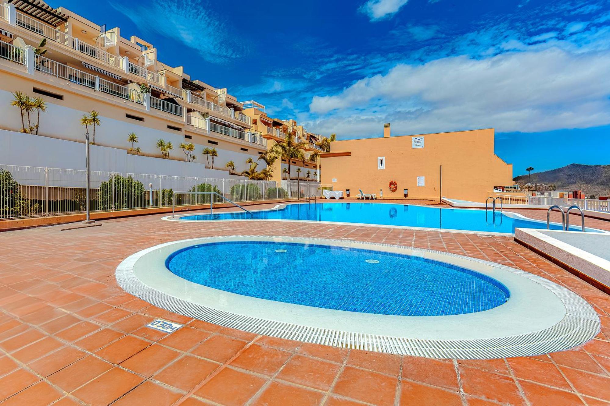 Great View Over The Ocean In Apartment Bianca With Wifi And Pool Chayofa Eksteriør billede
